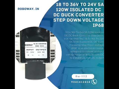 G-energy GEMUDI18362405 18V-36V To 24V 5A 120W Dc To Dc Converter Isolated Buck Boost Converter