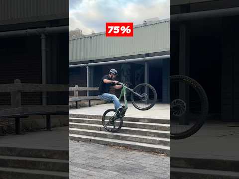 MTB vs STAIRS! 📈 What level are you?! #mtb #mountainbike #bike