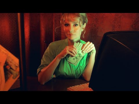 An Unusual Bank 💵 ASMR Bank Role Play (Typing, Money Counting, Soft Spoken)