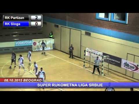 08.10.2015. RK Partizan - RK Sloga  - 1. poluvreme