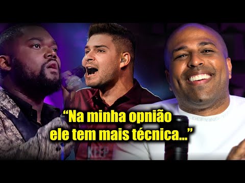QUEM É O MELHOR: JHOUR BAYRON OU MELK VILLAR? | Análise Vocal [REACT]