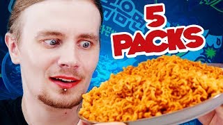 5 Packs Of The World's Spiciest Ramen | LOOTd Taste Test
