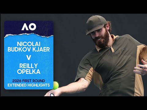 Nicolai Budkov Kjaer v Reilly Opelka Extended Highlights | Australian Open 2026 First Round