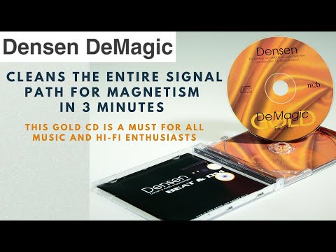 Densen Demagic. Demagnetize entire signal path of audio system, 16 bit WAV Lossless,  break/burn in