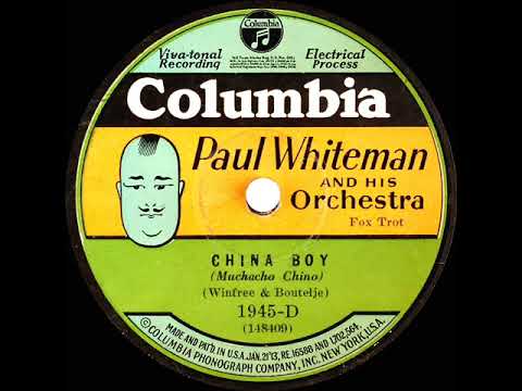 1929 Paul Whiteman - China Boy (instrumental)