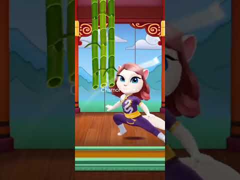 🎍My Talking Angela 2 Cutting Bamboo Martial arts🥋|Chamor Games