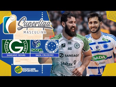 GOIÁS X SADA CRUZEIRO AO VIVO | SUPERLIGA MASCULINA DE VÔLEI – 09/04/2026