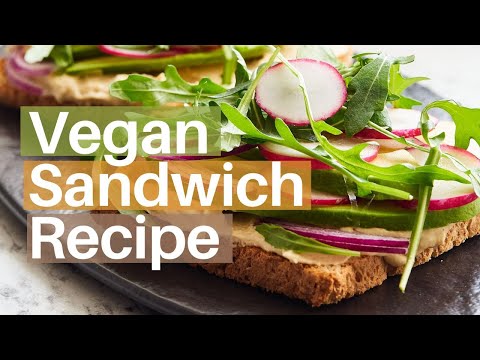 Veggie Hummus Sandwich | Fast & Easy