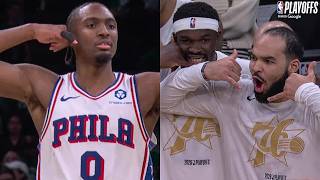 VJ Edgecombe - Tyrese Maxey - Philadelphia Sixers - Boston Celtics