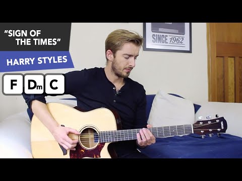 Harry Styles - Sign Of The Times Guitar Lesson Tutorial EASY Chords + No Capo