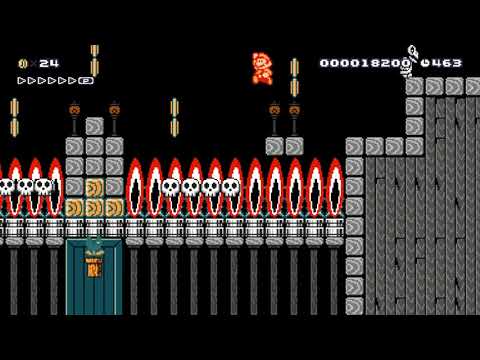 Standard Crematorium ⚡️ by Pablo ⚡️ SUPER MARIO MAKER Raw GAMEPLAY
