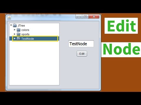 Java How To Edit Selected Jtree Node Using Jtextfield In Java Netbeans With Source Code