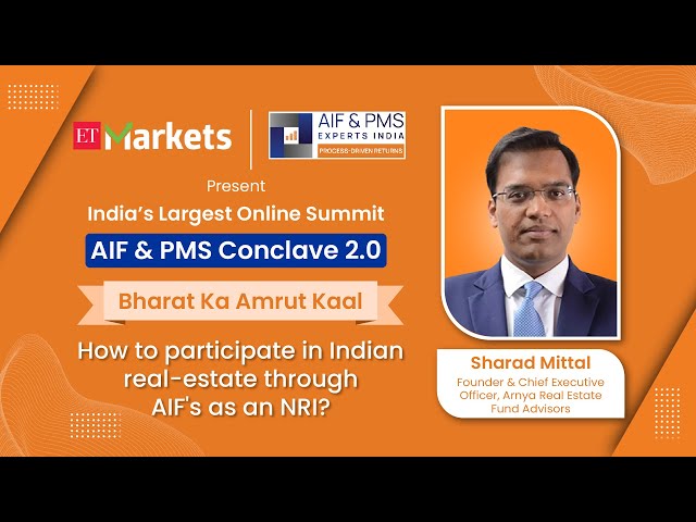 How to participate in Indian real-estate through AIF’s as an NRI? | AIF & PMS Conclave 2.0 #aifpms