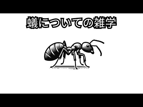アリについての好奇心