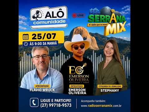 PROGRAMA ALÔ COMUNIDADE COM EMERSOM OLIVEIRA