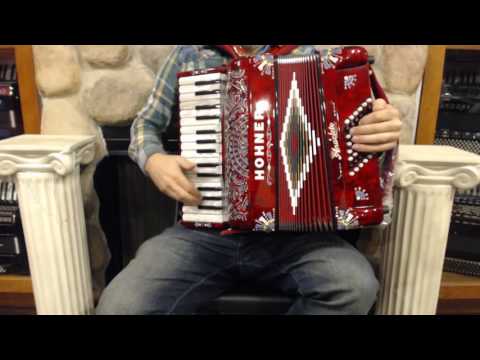 HANLIIIR48 - Red Hohner Anacleto Latino III LMM 48