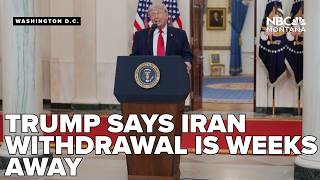 Trump addresses nation on Iran; claiming US withdrawal within '2 to 3 weeks'