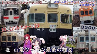 【第59回鉄道旅ゆっくり実況】阪神・山陽シーサイド1dayチケットで反復横跳び旅　山電アルミカー巡りと山電ツートン最後の雄姿