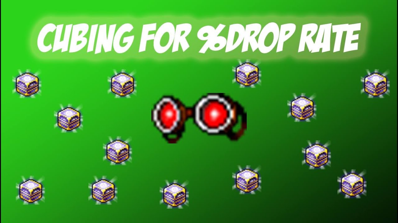 Maplestory - Cubing for % Item drop rate