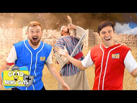 Joshua Fought the Battle of Jericho! 🗣️🎺🧱⚔️ | Good News Guys