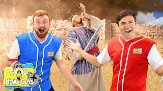Joshua Fought the Battle of Jericho! 🗣️🎺🧱⚔️ | Good News Guys