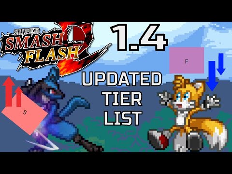 Pro Ranks EVERY Character in SSF2 Version 1.4 | Super Smash Flash 2 Version 1.4 Updated Tier List