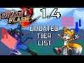 Pro Ranks EVERY Character In SSF2 Version 1 4 Super Smash Flash 2 Version 1 4 Updated Tier List