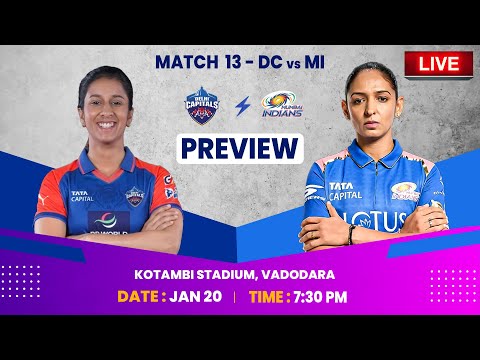 Match 13 Preview: Delhi Capitals vs Mumbai Indians | WPL 2026 | Female Cricket