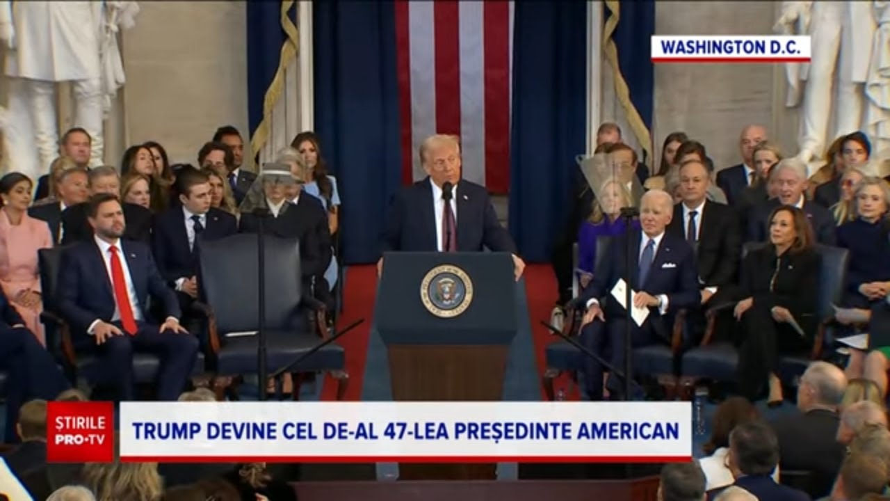 Filmul unei zile istorice. Cum a decurs învestirea lui Trump la Casa Albă