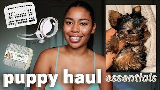 NEW PUPPY HAUL | EVERYTHING I BOUGHT FOR MY TEACUP YORKIE! *2023 PUPPY ESSENTIALS*@ChandlerAlexiss