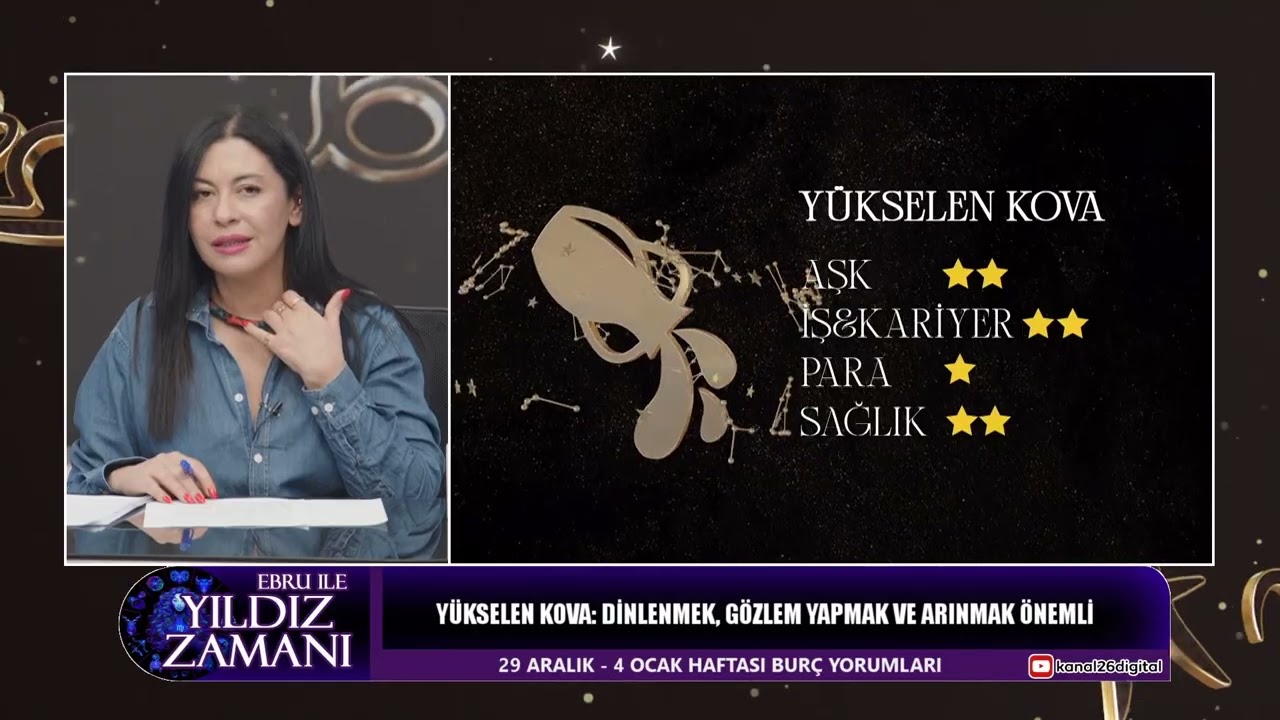 [YÜKSELEN KOVA] 29 Aralık – 4 Ocak Haftası
