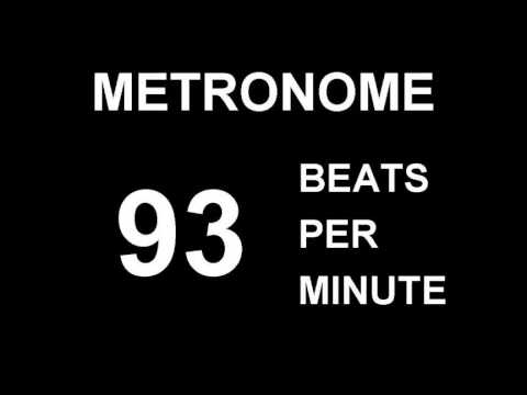 METRONOME 93 BPM (BEATS PER MINUTE)
