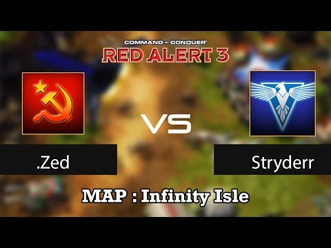 Stryderr[A] vs .Zed[S] Infinity Isle - Red Alert 3