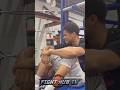 SHAKUR STEVENSON STUDIES CRAWFORD TRAINING FOR SPENCE ON HEAVY BAG!