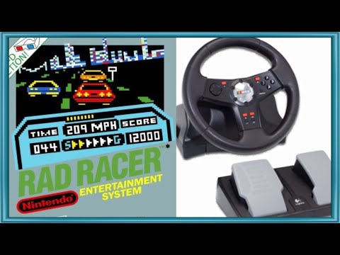 RAD RACER (NES) Con Volante y Pedales !!!