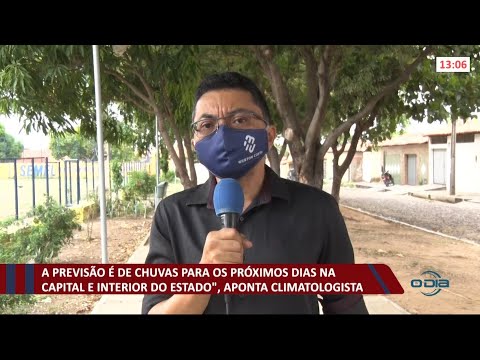 PrevisaÌƒo de chuvas para os proÌximos dias na capital e interio do Estado, segundo climatologista