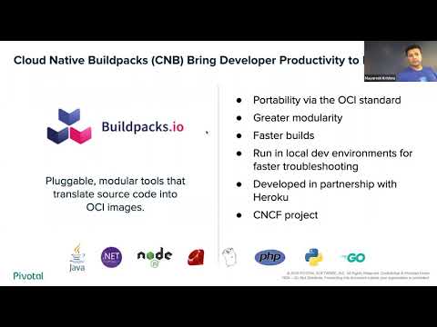 Cloud Native Buildpacks for building Docker containers on Kubernetes