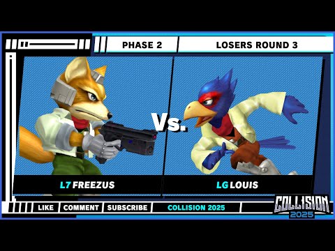 Collision 2025 - Phase 2 - Freezus (Fox) VS Louis (Falco) - Melee Singles