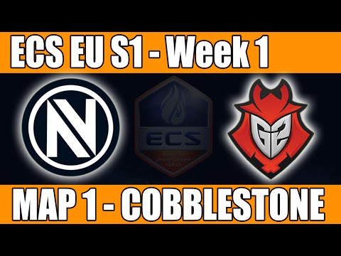 Team EnVyUs vs G2 eSports | Map 1 (Cobblestone) | Week 1 ECS EU Season 1 2016