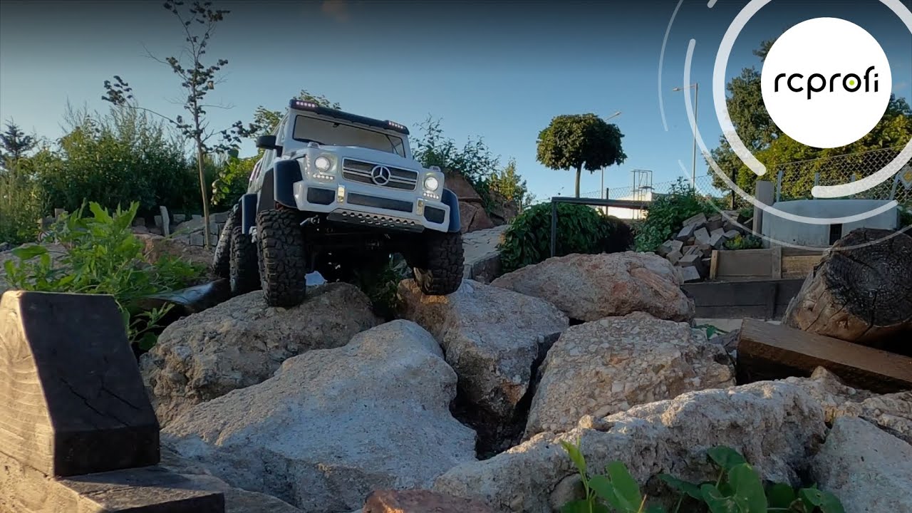 RC auto Traxxas TRX-6 Mercedes G 63 6x6 1:10 TQi RTR, tmavě šedá metalíza
