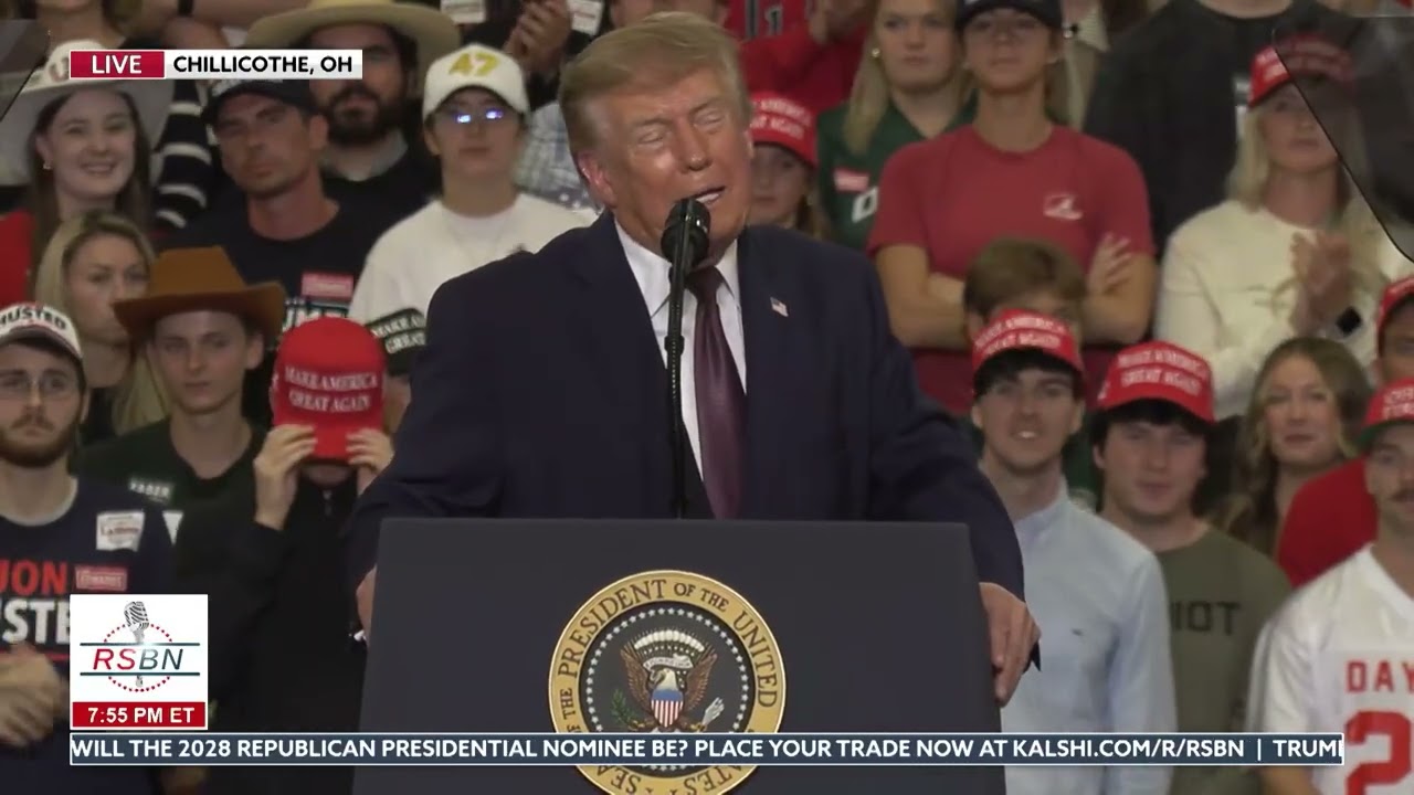 "My Wife Thinks I'm Crazy" President Trump on His Busy Rally & Presidential Schedule - 10/28/26