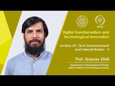 Digital Transformation and Technological Innovation Promo Video by Prof Gaurav Dixit IIT Roorkee