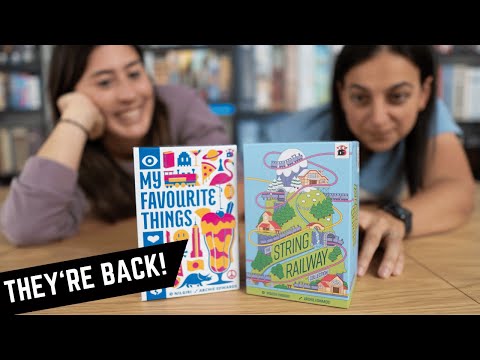 Two Hard-to-Find Japanese Games FINALLY Get a Reprint ?| My Favorite Things & String Railway Preview