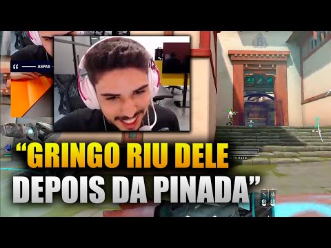 ASPAS PINOU E GRINGO FICOU RINDO DELE KKKKK