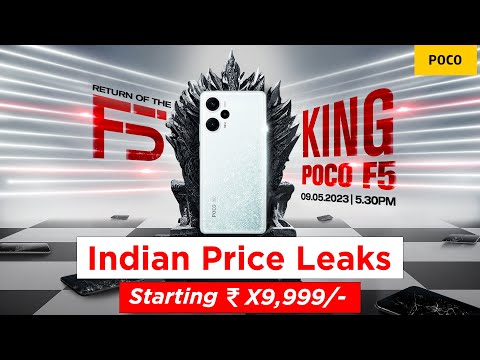 POCO F5 - INDIAN PRICE LEAKS | FULL SPECIFICATION | POCO F5 OFFICIAL LAUNCH DATE OUT FOR INDIA |