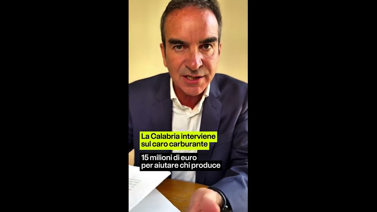 OCCHIUTO: «15 MILIONI CONTRO IL CARO GASOLIO: IL CENTRODESTRA RISPONDE CON I FATTI AI CITTADINI»