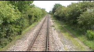 preview picture of video 'Rear Cabview Quainton Road to Claydon 14.05.11 Hastings DEMU 1001'