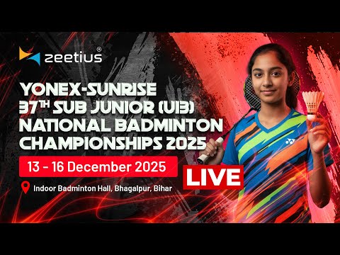 FINALS - YONEX-SUNRISE 37TH SUB JUNIOR (U13) NATIONAL BADMINTON CHAMPIONSHIPS 2025