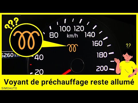 Why does the glow plug indicator light stay on? | SIMOAUTO
