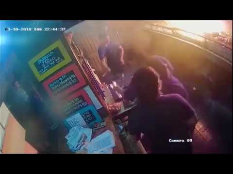 Barbecue is on fire!